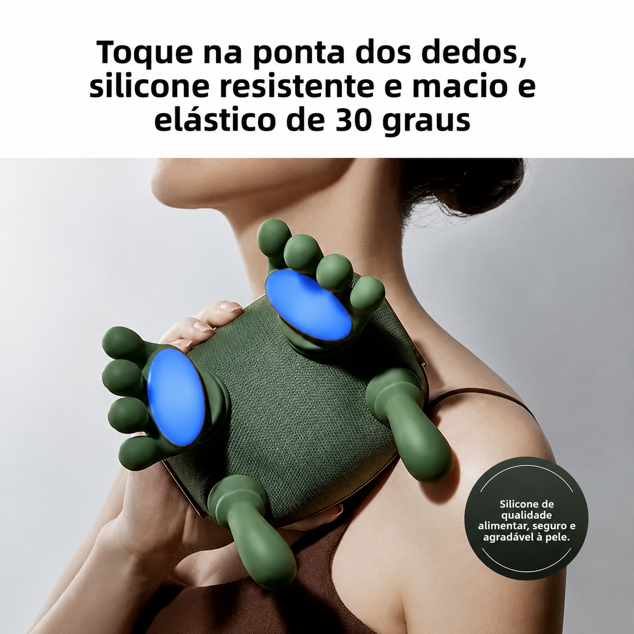 Silicone macio e resistente