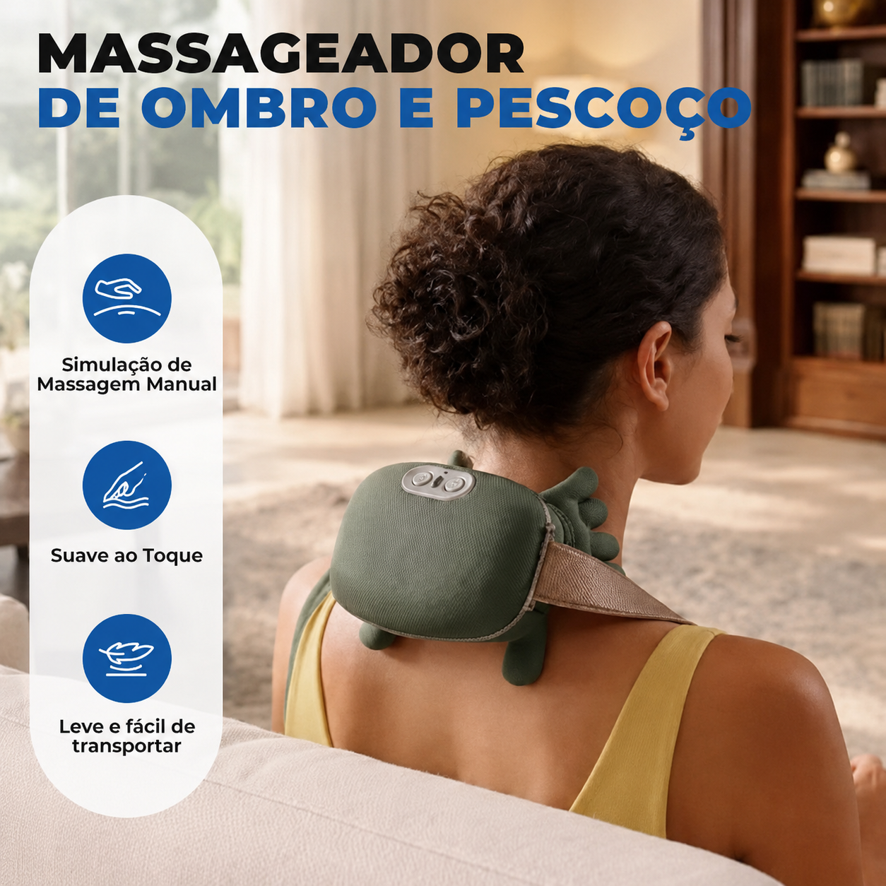 Massageador de ombro e pescoço